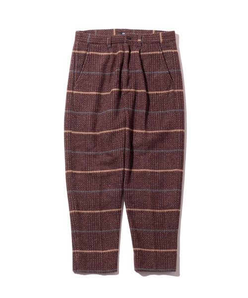glamb（グラム）の「Melton tapered slacks / メルトンテーパードスラックス（スラックス・メンズ・ベージュ/チェック/ブラック・L/S/M）」の6枚目の写真