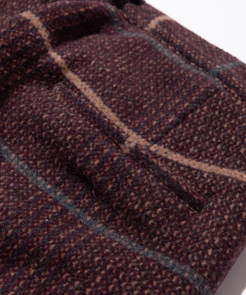 glamb（グラム）の「Melton tapered slacks / メルトンテーパードスラックス（スラックス・メンズ・ベージュ/チェック/ブラック・L/S/M）」の9枚目の写真