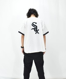 新品　90s STARTER ベースボールシャツ(White Sox) Vintage 90s Starter Chicago White Sox Jersey Pinstripe