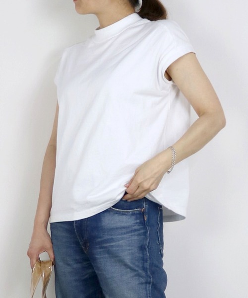 Grand PARK（グランドパーク）の「デイリープルオーバー（Tシャツ/カットソー・レディース・チャコールグレー/ベージュ/オフホワイト・FREE）」の14枚目の写真