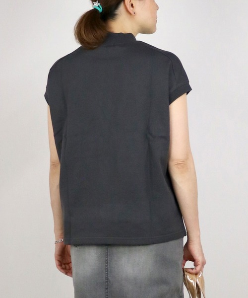 Grand PARK（グランドパーク）の「デイリープルオーバー（Tシャツ/カットソー・レディース・チャコールグレー/ベージュ/オフホワイト・FREE）」の17枚目の写真