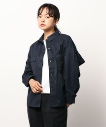 INTERPLANET | ＴＣＮミリタリーＢＡＣＫフリルブルゾン(ブルゾン)