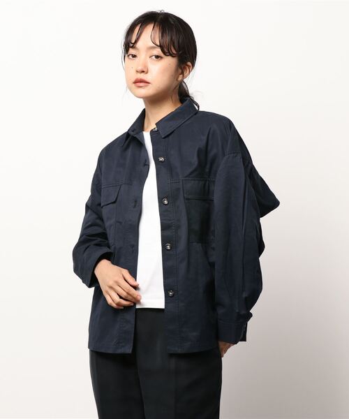 INTERPLANET(インタープラネット)の「TCNミリタリーBACKフリルブルゾン(ブルゾン・レディース・ネイビー/カーキ・FREE)」の22枚目の写真