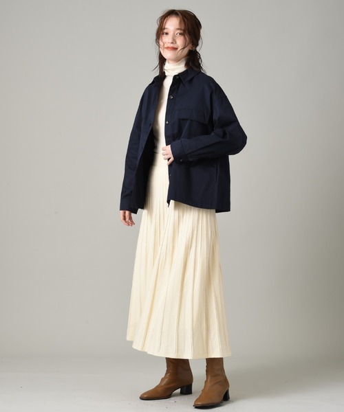 INTERPLANET(インタープラネット)の「TCNミリタリーBACKフリルブルゾン(ブルゾン・レディース・ネイビー/カーキ・FREE)」の19枚目の写真