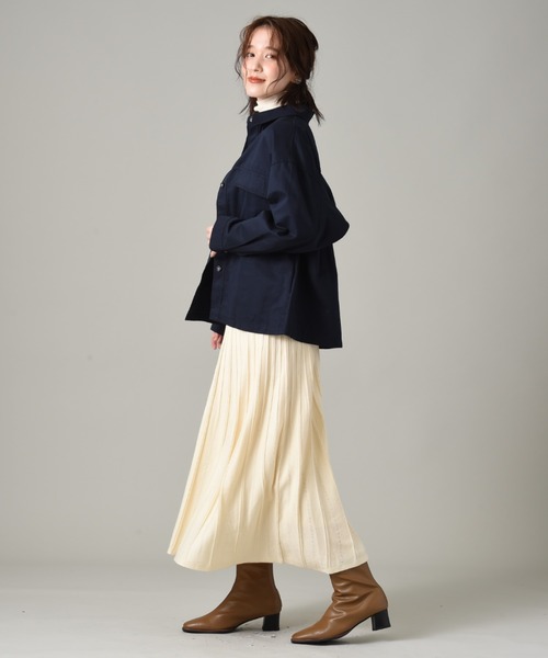 INTERPLANET(インタープラネット)の「TCNミリタリーBACKフリルブルゾン(ブルゾン・レディース・ネイビー/カーキ・FREE)」の20枚目の写真