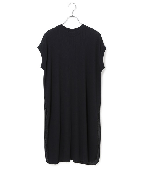 ADAM ET ROPE'(アダムエロペ)の「【セットアップ対応】TCシアーワッフルプルオーバー(Tシャツ/カットソー・レディース・ブラック/ワイン・FREE)」の7枚目の写真