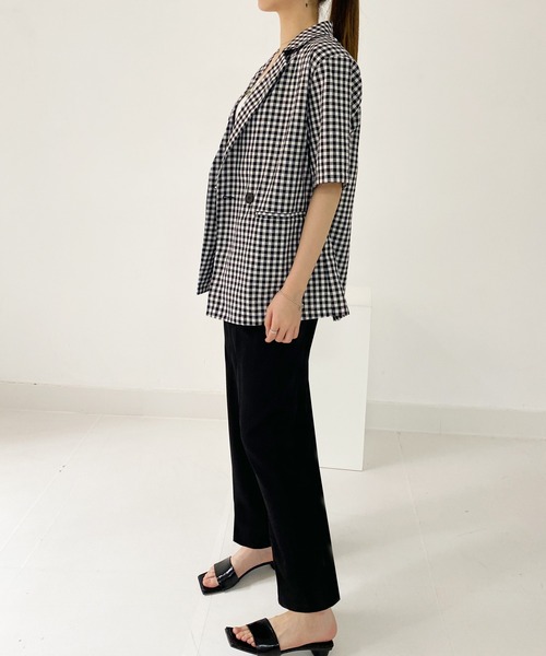 fd style（エフディ スタイル）の「[FD]ダブルブレストスーツジャケット（テーラードジャケット・レディース・ブラック系その他・FREE）」の3枚目の写真