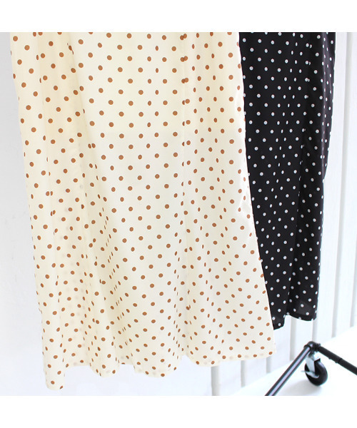 MODE ROBE（モードローブ）の「ドットスカート（スカート・レディース・アイボリー/ブラック・FREE）」の11枚目の写真