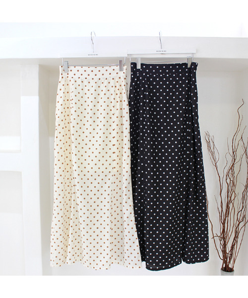 MODE ROBE（モードローブ）の「ドットスカート（スカート・レディース・アイボリー/ブラック・FREE）」の14枚目の写真