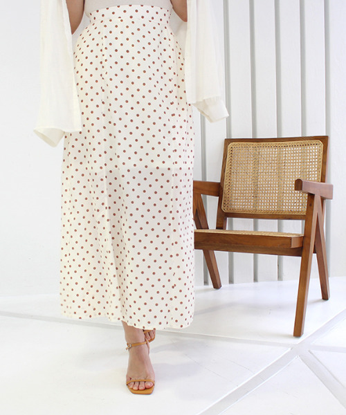 MODE ROBE（モードローブ）の「ドットスカート（スカート・レディース・アイボリー/ブラック・FREE）」の16枚目の写真