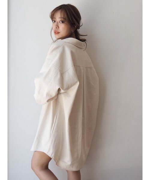 EVRIS(エヴリス)の「【ZOZO限定】シンプルオーバーサイズシャツ(シャツ/ブラウス・レディース・ホワイト/ブルー/アイボリー・FREE)」の20枚目の写真