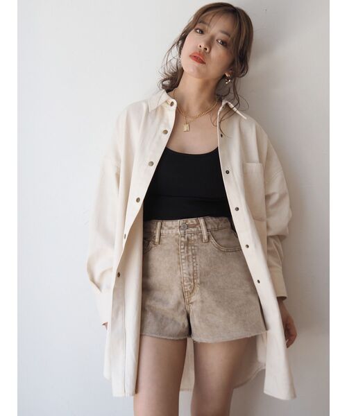 EVRIS(エヴリス)の「【ZOZO限定】シンプルオーバーサイズシャツ(シャツ/ブラウス・レディース・ホワイト/ブルー/アイボリー・FREE)」の21枚目の写真