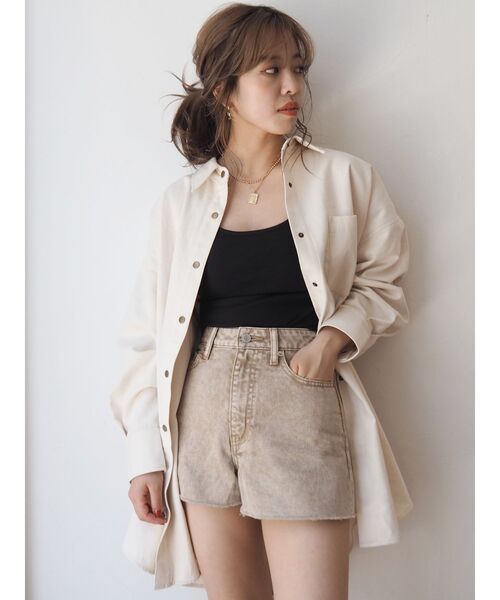 EVRIS(エヴリス)の「【ZOZO限定】シンプルオーバーサイズシャツ(シャツ/ブラウス・レディース・ホワイト/ブルー/アイボリー・FREE)」の22枚目の写真