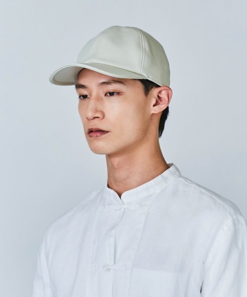 OVERRIDE(オーバーライド)の「OVERRIDE LAMB LEATHER 6P CAP(キャップ・メンズ・ホワイト/ブラック・57~59cm)」の16枚目の写真