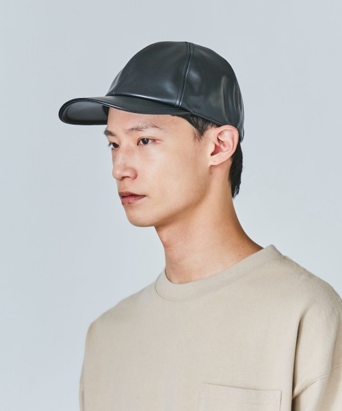 OVERRIDE(オーバーライド)の「OVERRIDE LAMB LEATHER 6P CAP(キャップ・メンズ・ホワイト/ブラック・57~59cm)」の13枚目の写真