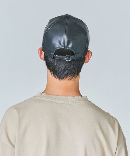 OVERRIDE(オーバーライド)の「OVERRIDE LAMB LEATHER 6P CAP(キャップ・メンズ・ホワイト/ブラック・57~59cm)」の11枚目の写真