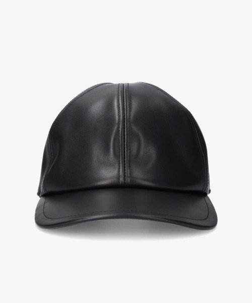 OVERRIDE(オーバーライド)の「OVERRIDE LAMB LEATHER 6P CAP(キャップ・メンズ・ホワイト/ブラック・57~59cm)」の9枚目の写真