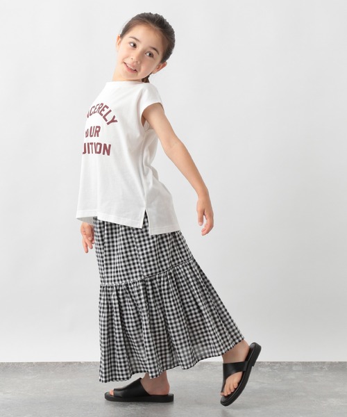 GLOBAL WORK（グローバルワーク）の「【キッズ】吸水速乾グラフィックノースリーブ/957759（Tシャツ/カットソー・キッズ・ホワイト系その他2/グリーン/ホワイト/チャコールグレー・100cm/130cm/110cm/120cm/140cm/150cm/160cm）」の11枚目の写真