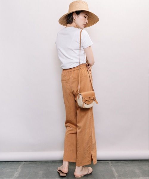 ELVENCE DEUX（エルベンスドゥ）の「アサチョウワイドPT（その他パンツ・レディース・ベージュ/ネイビー/テラコッタ・SMALL/MEDIUM/LARGE）」の21枚目の写真