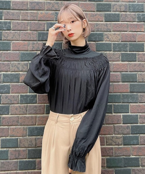 Voyage titty&Co.PETIT（ボヤージュティティアンドコープチ）の「【Voyage titty&Co.PETIT】ダブルタックスラックス（スラックス・レディース・モカ/ピンク/ブルー・FREE）」の16枚目の写真