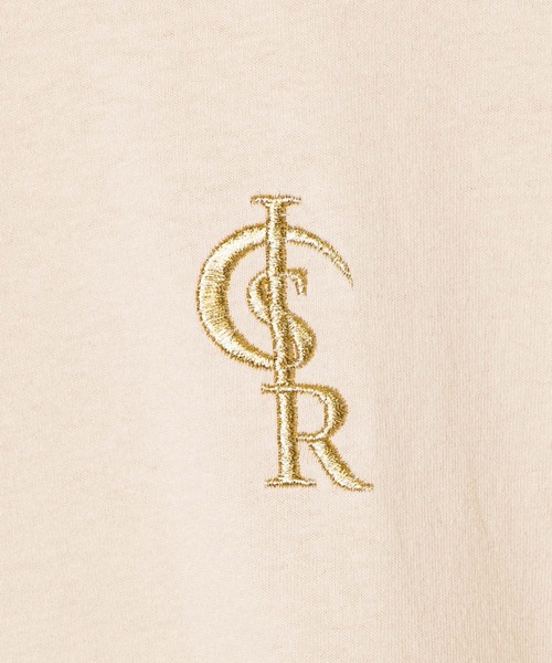 Romansual（ロマンシュアル）の「Romansual/ロゴ刺繍Tシャツ（Tシャツ/カットソー・レディース・ブラック/ベージュ/オフホワイト・MEDIUM/LARGE）」の17枚目の写真