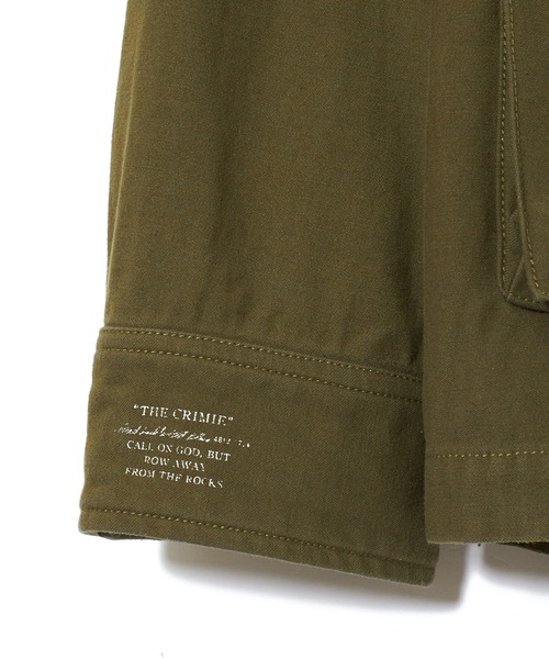 CRIMIE（クライミー）の「VINTAGE WASH MILITARY JACKET（ミリタリージャケット・メンズ・ブラック/カーキ・XL/M/L/XXL/S）」の16枚目の写真