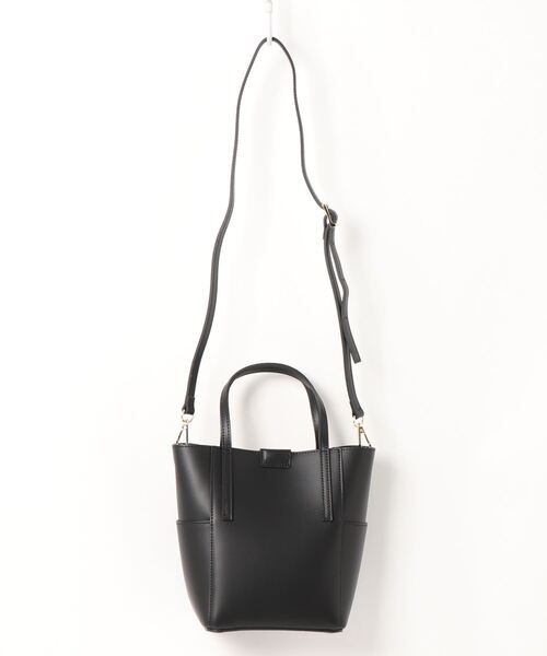 MARCO BIANCHINI（マルコビアンチーニ）の「【Marco Bianchini/マルコビアンキーニ】 2wayトートバッグ（トートバッグ・レディース・ブラック/ベージュ系その他/ホワイト・FREE）」の4枚目の写真