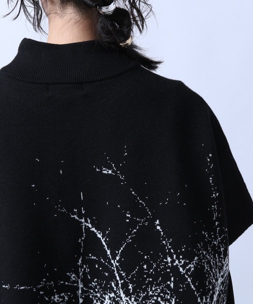 HARE(ハレ)の「ランドスケープポンチョ(HARE)(ポンチョ・レディース・ブラック/ベージュ・FREE)」の20枚目の写真