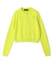 コットンカシミヤ クルーネックカーディガン
