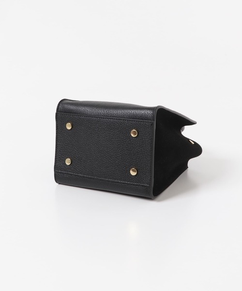 URBAN RESEARCH DOORS（アーバンリサーチドアーズ）の「MARCO BIANCHINI　2way キューブショルダーバッグ（ショルダーバッグ・レディース・ブラック/オフホワイト/ライトブラウン・FREE）」の14枚目の写真