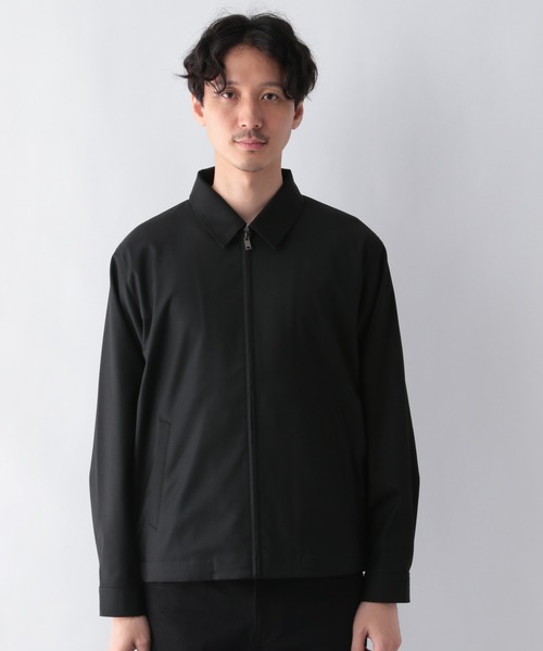 TRIFLE ダブルジップワークブルゾン　黒 TRIFLE ダブルジップワークブルゾン 黒 ジャケット・アウター