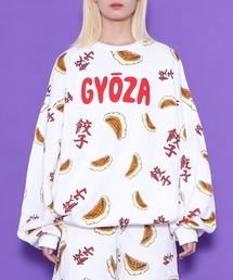 PUNYUS | フード総柄スウェット(SABAKAN・GYOZA・KABOCHA・ODEN）(スウェット)