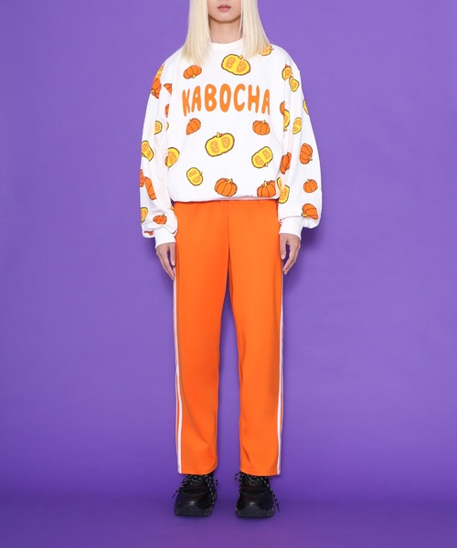 PUNYUS（プニュズ）の「フード総柄スウェット(SABAKAN・GYOZA・KABOCHA