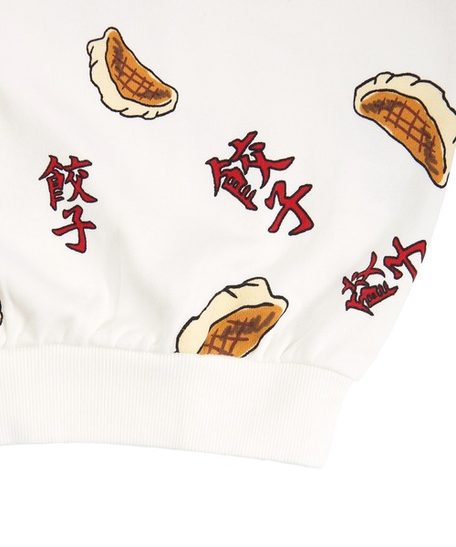 PUNYUS（プニュズ）の「フード総柄スウェット(SABAKAN・GYOZA・KABOCHA・ODEN）（スウェット・レディース・ベージュ/ブルー/オレンジ/レッド系その他・4/2/3/1）」の19枚目の写真