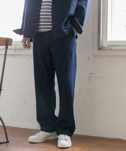 URBAN RESEARCH DOORS（アーバンリサーチドアーズ）の「ストレートデニムトラウザー（デニムパンツ・メンズ・インディゴブルー/ブラック・40/38）」の2枚目の写真