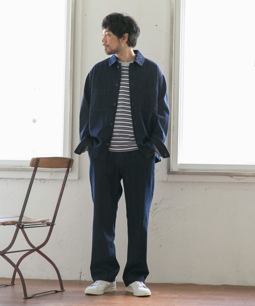 URBAN RESEARCH DOORS（アーバンリサーチドアーズ）の「ストレートデニムトラウザー（デニムパンツ・メンズ・インディゴブルー/ブラック・40/38）」の5枚目の写真