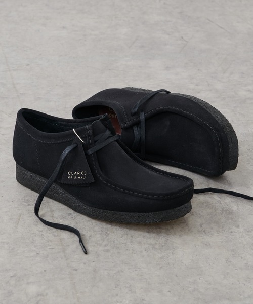 Clarks(クラークス)の「【Clarks/クラークス】 Wallabee(モカシン/デッキシューズ・メンズ・ブラック/ベージュ/キャメル・8/7.5/8.5)」の2枚目の写真
