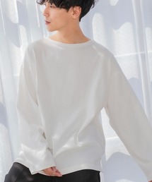 improves | USコットン ビッグシルエット ボートネック バスクシャツ(Tシャツ/カットソー)