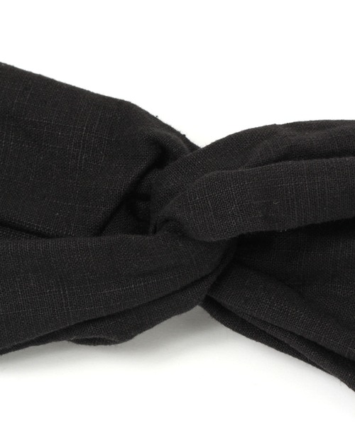 studio CLIP（スタディオクリップ）の「ナチュラルワイドワイヤーヘアバンド（ヘアバンド・レディース・ナチュラル/ブラック・FREE）」の10枚目の写真