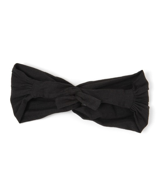 studio CLIP（スタディオクリップ）の「ナチュラルワイドワイヤーヘアバンド（ヘアバンド・レディース・ナチュラル/ブラック・FREE）」の3枚目の写真