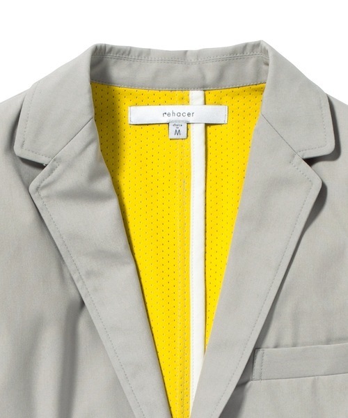 rehacer(レアセル)の「Weather Report Jacket (テーラードジャケット・メンズ・ブラック/グレー/ネイビー・SMALL/LARGE/MEDIUM)」の8枚目の写真