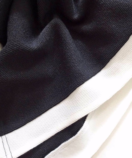 M y u(ミュー)の「サイドラインマキシ丈Tシャツワンピ(ワンピース・レディース・ブラック・FREE)」の8枚目の写真