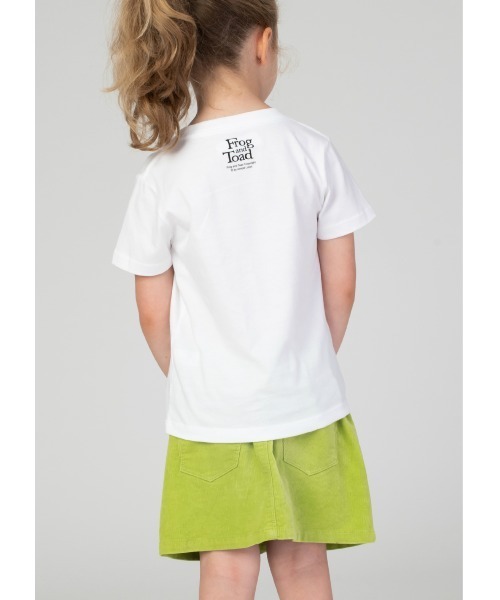 Design Tshirts Store graniph（デザイン　ティーシャツ　ストア　グラニフ）の「ふたりはいっしょ(アーノルド・ローベル)｜コラボキッズTシャツ（Tシャツ/カットソー・キッズ・ホワイト・90/100/110/120/130/140）」の2枚目の写真