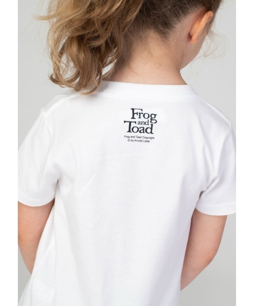Design Tshirts Store graniph（デザイン　ティーシャツ　ストア　グラニフ）の「ふたりはいっしょ(アーノルド・ローベル)｜コラボキッズTシャツ（Tシャツ/カットソー・キッズ・ホワイト・90/100/110/120/130/140）」の3枚目の写真