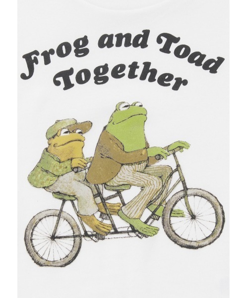 Design Tshirts Store graniph（デザイン　ティーシャツ　ストア　グラニフ）の「ふたりはいっしょ(アーノルド・ローベル)｜コラボキッズTシャツ（Tシャツ/カットソー・キッズ・ホワイト・90/100/110/120/130/140）」の7枚目の写真