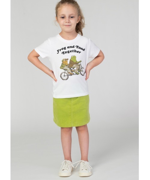 Design Tshirts Store graniph（デザイン　ティーシャツ　ストア　グラニフ）の「ふたりはいっしょ(アーノルド・ローベル)｜コラボキッズTシャツ（Tシャツ/カットソー・キッズ・ホワイト・90/100/110/120/130/140）」の10枚目の写真
