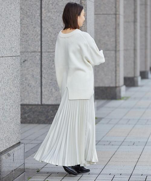 M　SERENITY クルーネック プルオーバー ニット green label relaxing（グリーンレーベルリラクシング）の「［size