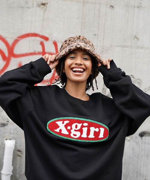 X-girl（エックスガール）の「FUR BUCKET HAT（ハット・レディース・ブラック/ベージュ/ライトグリーン・ONE SIZE）」の4枚目の写真