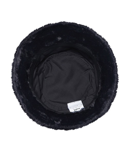 X-girl（エックスガール）の「FUR BUCKET HAT（ハット・レディース・ブラック/ベージュ/ライトグリーン・ONE SIZE）」の10枚目の写真