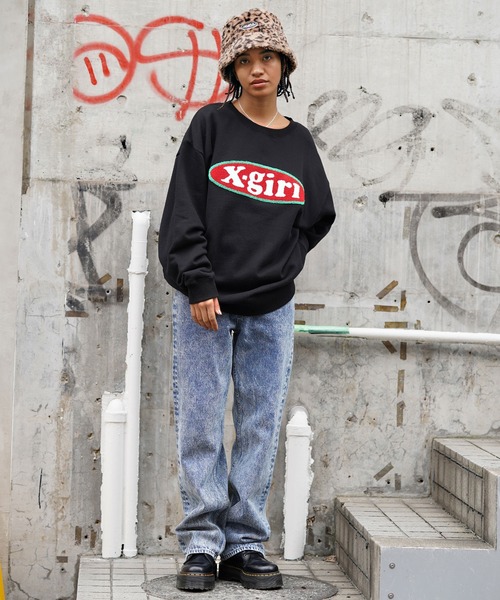 X-girl（エックスガール）の「FUR BUCKET HAT（ハット・レディース・ブラック/ベージュ/ライトグリーン・ONE SIZE）」の7枚目の写真